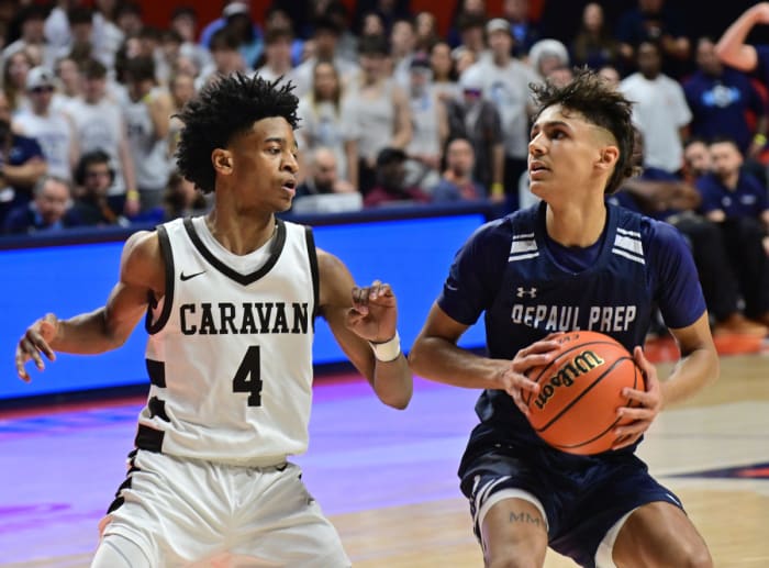 DePaul Prep Mount Carmel Illinois boys basketball March 9 2024 Tim Vizer 26792